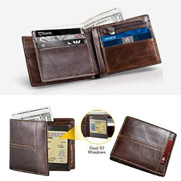 Wallets For Men with Removable ID Holder